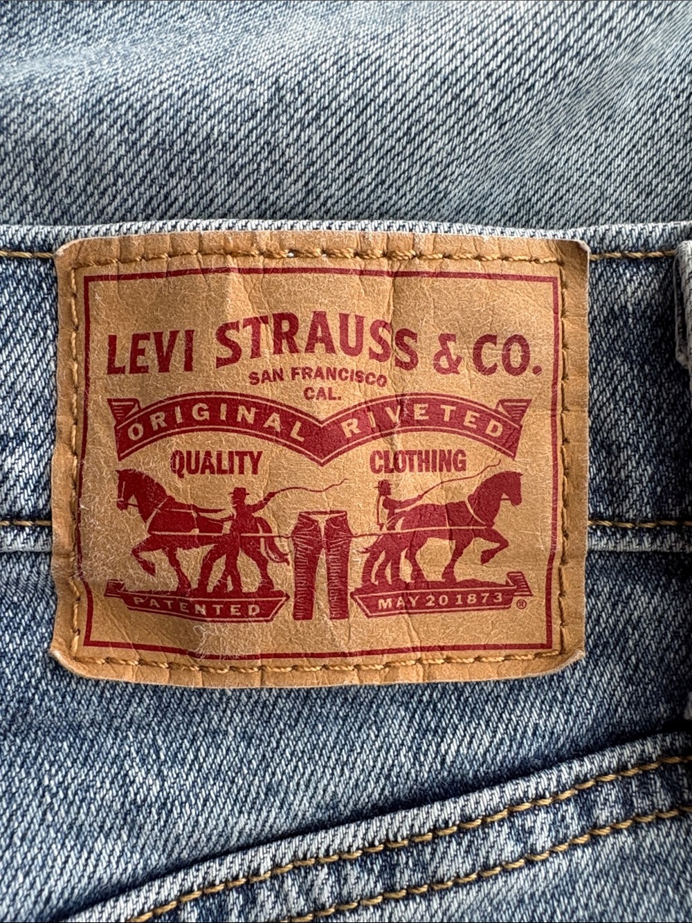 Levi’s Ribcage Straight Jeans Size 32 - Picture 8 of 14